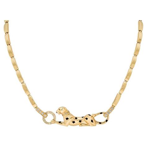 cartier tiger necklace|cartier panthere rose gold.